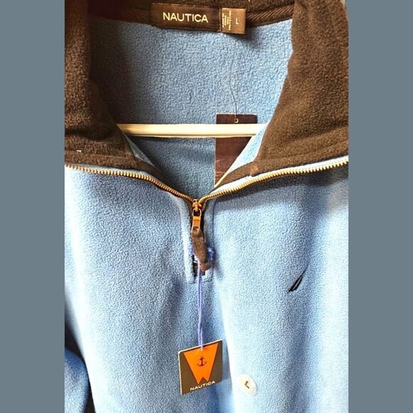 NAUTICA UNISEX Half Zip Fleece Pullover.โSIZE L - Picture 7 of 16